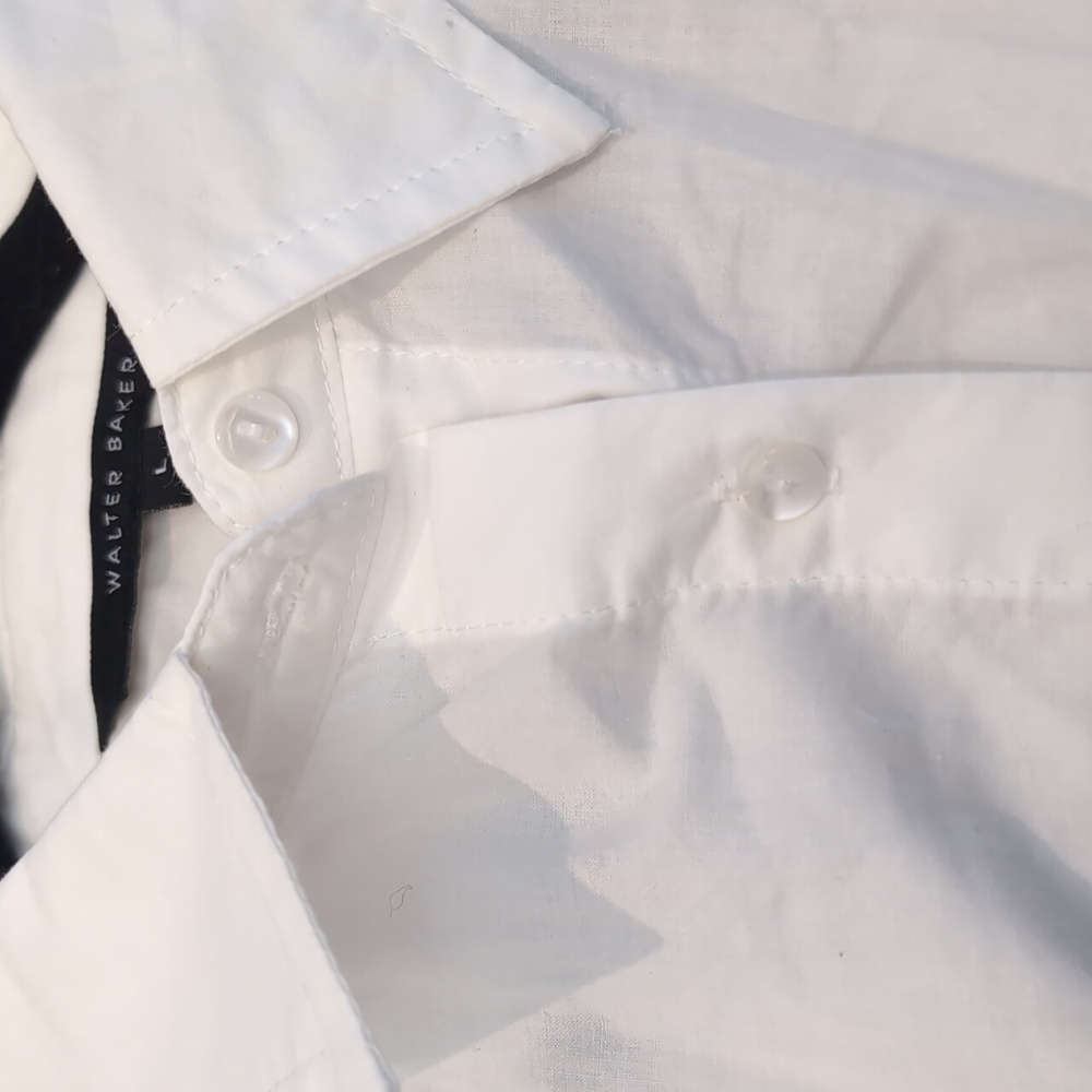 Walter Baker Oversized White Cotton Tunic - Picture 4 of 7